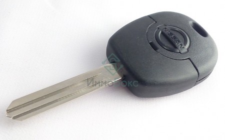 ключ Nissan Almera 2 резиновые кнопки логотип